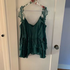 Ranna Gill Anthropologie Beaded Top NWOT